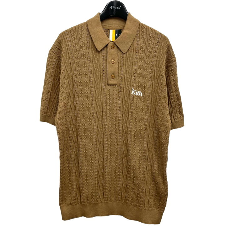 楽天市場】【中古】KITH ニットポロシャツ ブラウン サイズ：M 