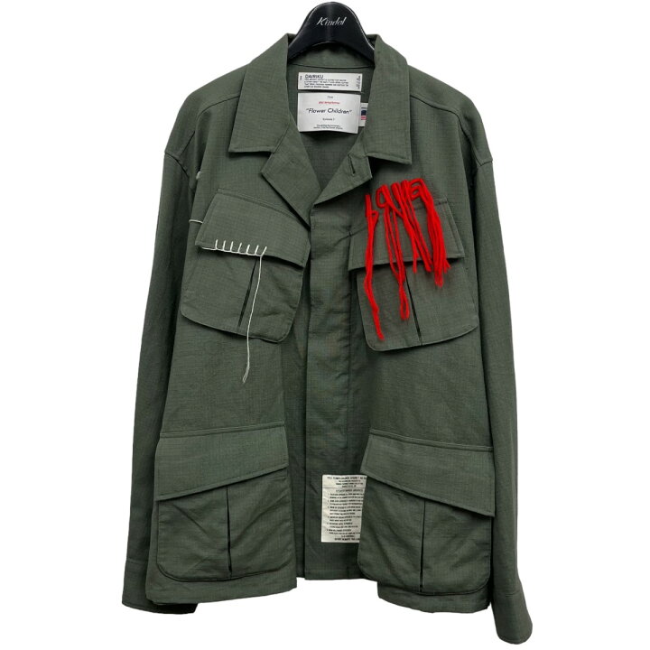 楽天市場】【中古】DAIRIKU 2021SS ｢Wool Ripstop Fatigue Jacket 