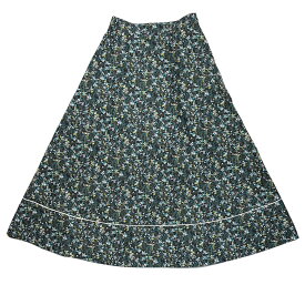 【中古】LE CIEL BLEU　Flower Print Skirt フラワープリントスカート グリーン サイズ：34 【290324】（ルシェルブルー）