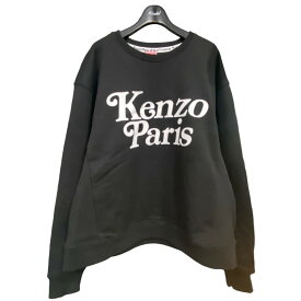 【中古】KENZO　KENZO BY VERDYロゴスウェット ブラック サイズ：XL 【280324】（ケンゾー）