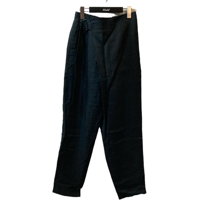 楽天市場】【中古】HYKEリネンラップパンツ 221-13220 ブラック サイズ  
