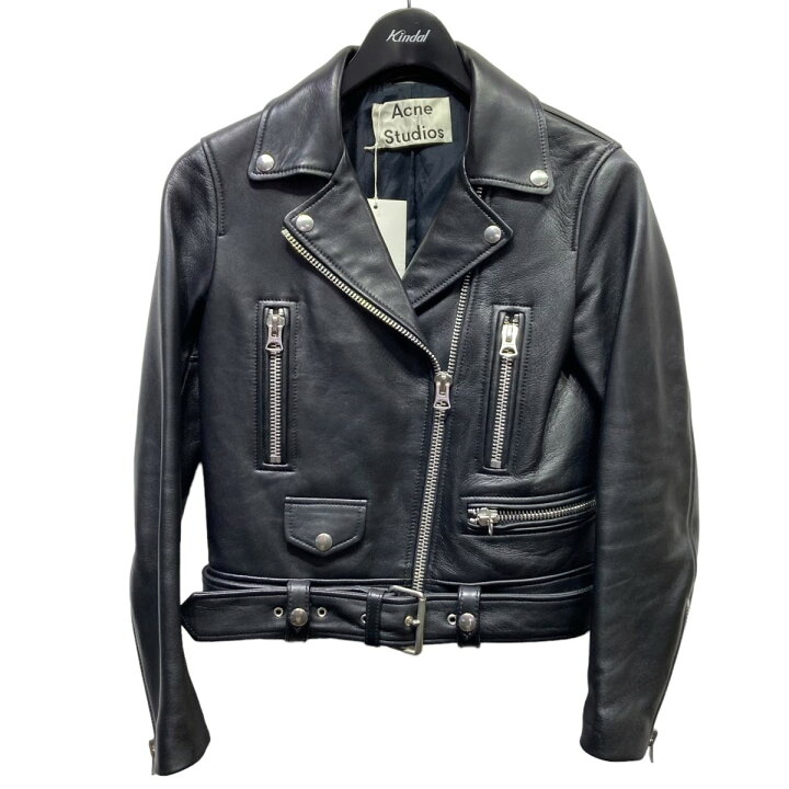 楽天市場】【中古】ACNE STUDIOSMOCK レザー ダブル ライダース 