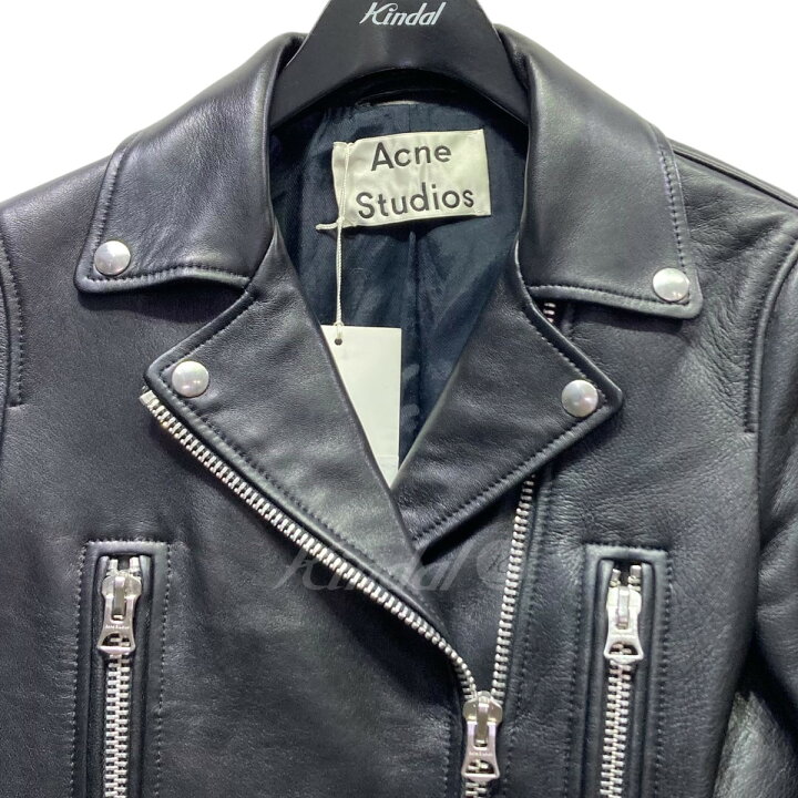 楽天市場】【中古】ACNE STUDIOSMOCK レザー ダブル ライダース 