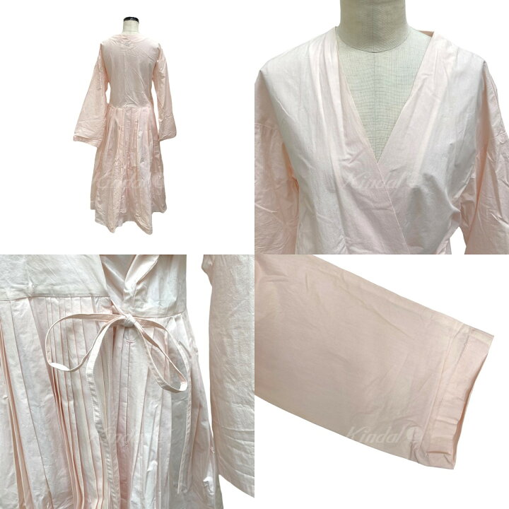 楽天市場】【中古】OUTILカシュクールワンピース ピンク サイズ：0  