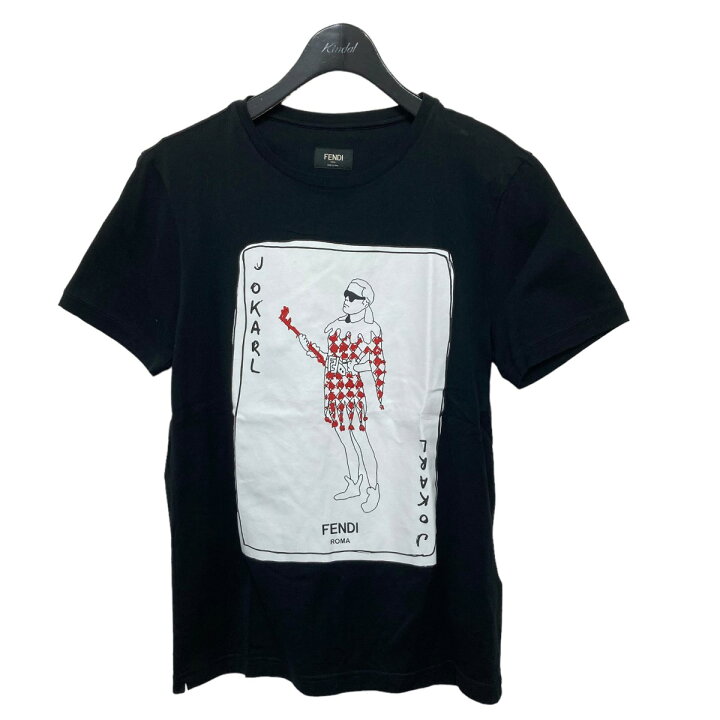 楽天市場】【中古】FENDI プリントTシャツ ブラック サイズ：S 