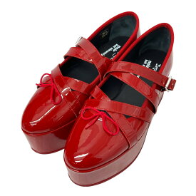 【中古】noir kei ninomiya×Repetto　厚底パンプス レッド サイズ：39 【300324】（ノワールケイニノミヤ　レペット）