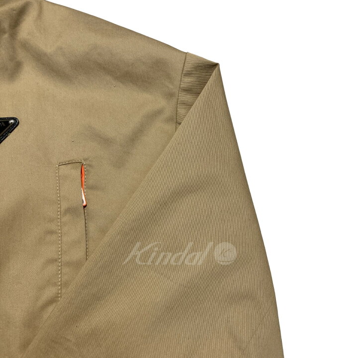 楽天市場】【中古】PRADAジップショートジャケット ベージュ サイズ 