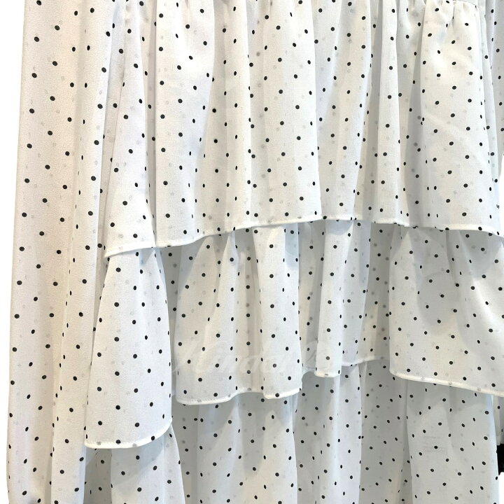 楽天市場】【中古】borders at balcony ティアードフリル ドット 