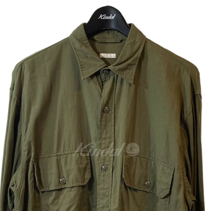 楽天市場】【中古】COMOLI ベタシャンCPOシャツ T01-02011 オリーブ 