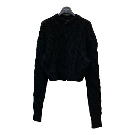 【中古】ALLEGE　｢MOHAIR SHORT CARDIGAN｣カーディガン ブラック サイズ：1 【300324】（アレッジ）