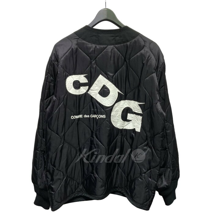 楽天市場】【中古】CDG ×ALPHA バックロゴ キルティングジャケット SB 