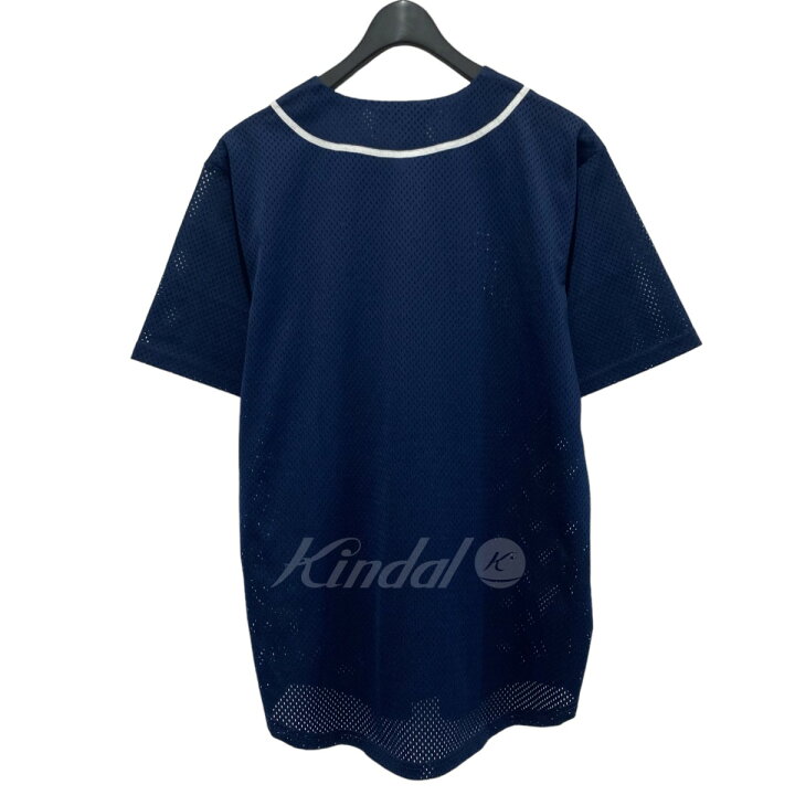 楽天市場】【中古】Stussy メッシュベースボールシャツ ネイビー 
