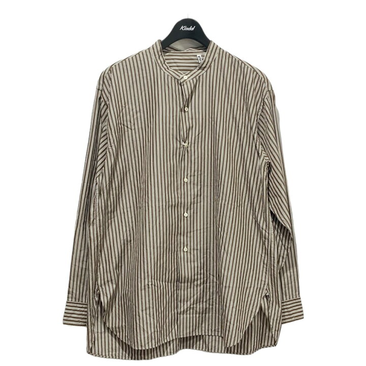 楽天市場】【中古】KAPTAIN SUNSHINE スタンドカラーシャツ ブラウン 