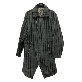 【中古】Vivienne Westwood MAN　ライダースコート グレー サイズ：48 【300324】（ヴィヴィアンウエストウッドマン）