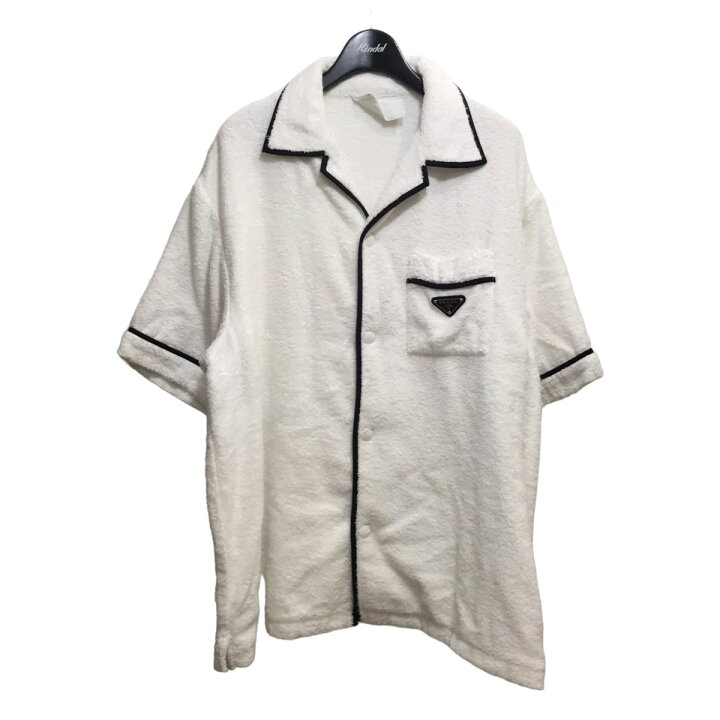 楽天市場】【中古】PRADA 22SS コットンテリーボウリングシャツ SC559 