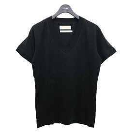 【中古】1piu1uguale3　VネックTシャツ　MRT006 ブラック サイズ：5 【310324】（ウノ ピゥ ウノ ウグァーレ トレ）