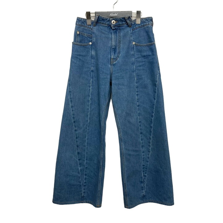 楽天市場】【中古】Maison Margiela 切替ハイウエストワイドデニム 