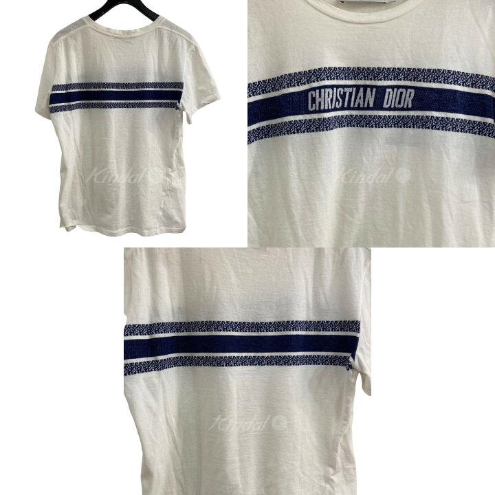 楽天市場】【中古】Dior21SS シグネチャーバンドロゴTシャツ ホワイト 