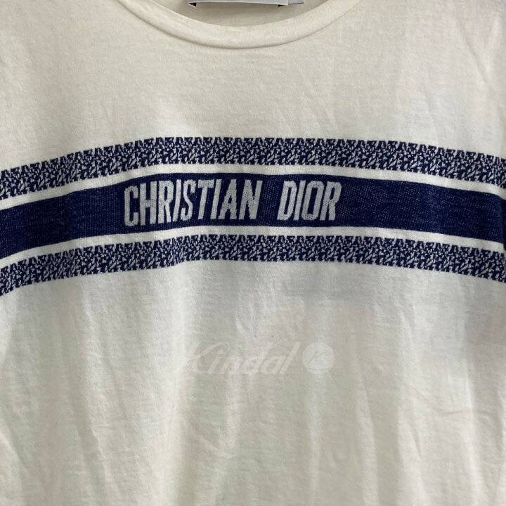 楽天市場】【中古】Dior21SS シグネチャーバンドロゴTシャツ ホワイト 