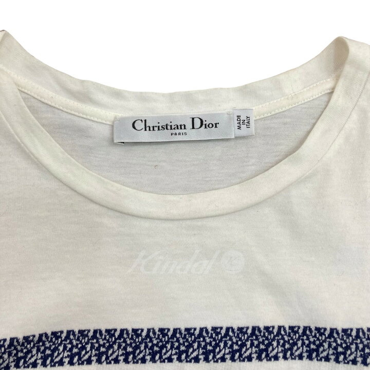 楽天市場】【中古】Dior21SS シグネチャーバンドロゴTシャツ ホワイト 