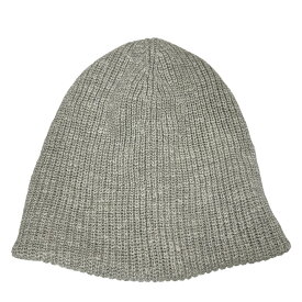 【中古】crepuscule　Knit Cap リネンコットンニットキャップ ビーニー ライトグレー 【300324】（クレプスキュール）