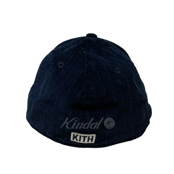 楽天市場】【中古】KITH×New Eraコーデュロイキャップ ネイビー サイズ 