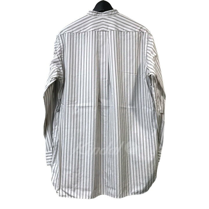楽天市場】【中古】YLEVE スタンドカラーストライプシャツ ホワイト 