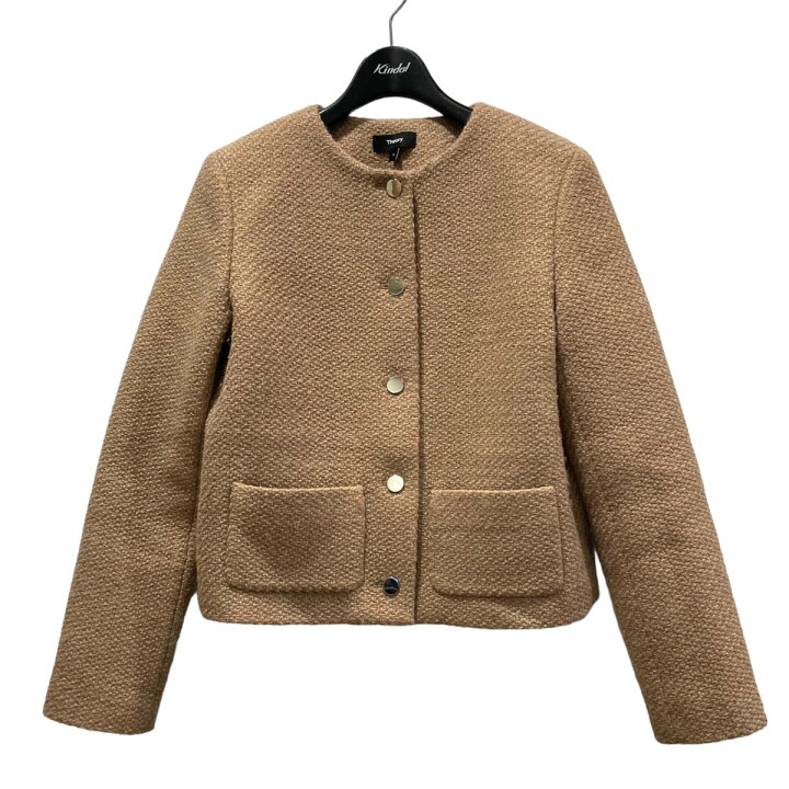 楽天市場】【中古】Theory23AW「Holiday Tweed PKT Crop JKT」ノー  