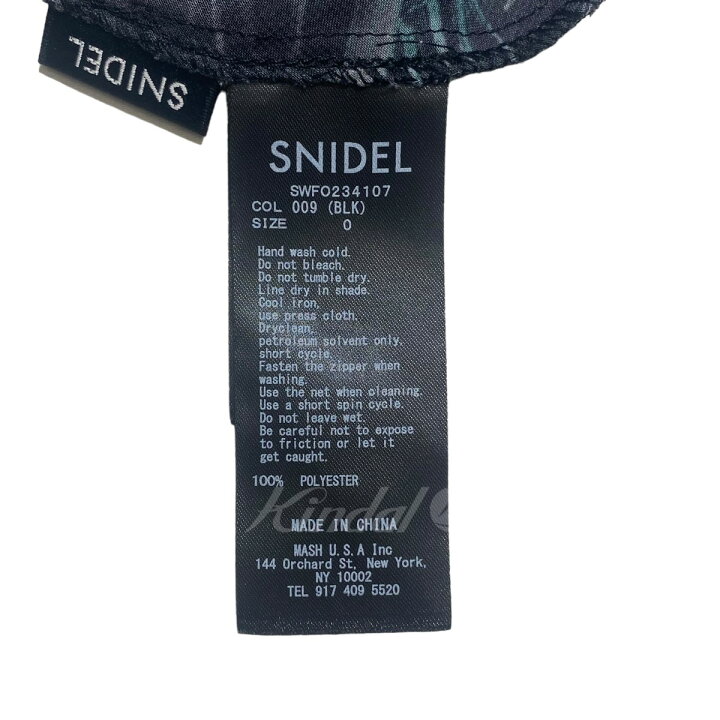楽天市場】【中古】SNIDEL ボウタイシャーリングプリントワンピース  