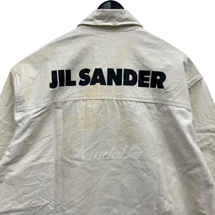 楽天市場】【中古】JIL SANDER バックロゴ半袖シャツ アイボリー 