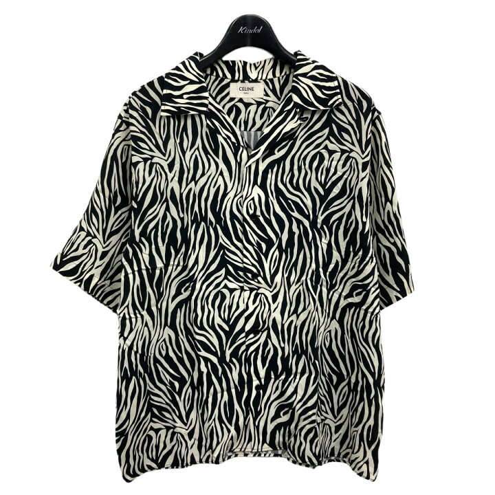 楽天市場】【中古】CELINE by Hedi Slimane ゼブラ柄レーヨン半袖 