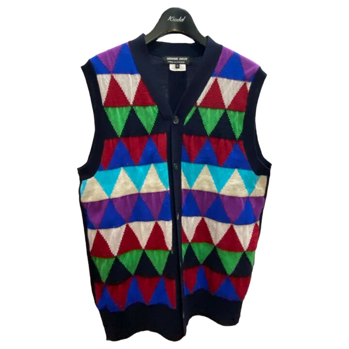 楽天市場】【中古】COMME des GARCONS HOMME DEUX ニットベスト 