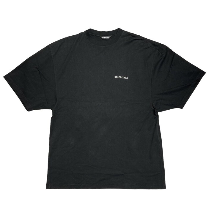 楽天市場】【中古】BALENCIAGA ロゴプリント オーバーサイズTシャツ  