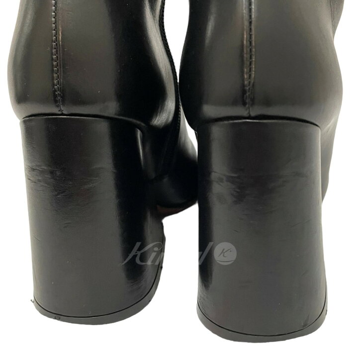 楽天市場】【中古】Maison Margiela オープントゥ太ヒールブーツ 