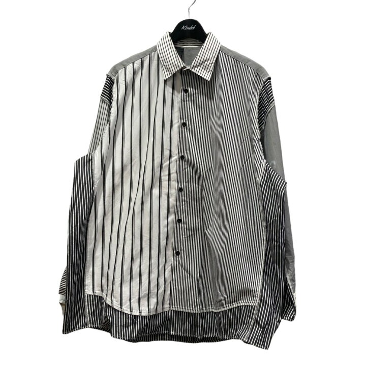 楽天市場】【中古】N．HOOLYWOOD ストライプシャツ ホワイト×ブラック 