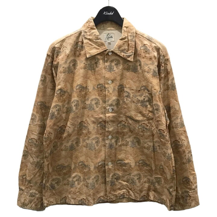 楽天市場】【中古】Needles 総柄シャツ ベージュ サイズ：S 【010424 