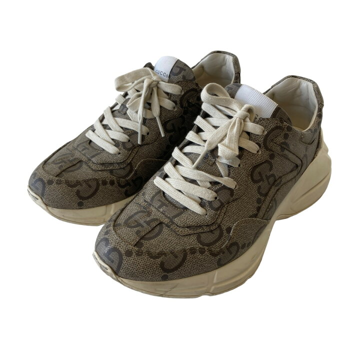 楽天市場】【中古】GUCCI ライトン GG キャンバス スニーカー 680870 