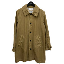 【中古】VISVIM　コットン×レーヨン×リネン HERGE COAT DMGD CHINO 0116105013014 ベージュ サイズ：2 【020424】（ビズビム）