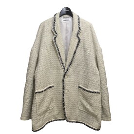 【中古】DISCOVERED　24SS ｢TWEED JACKET｣ツウィードジャケット DC-SS24-JK-03 ホワイト サイズ：3 【020424】（ディスカバード）