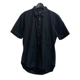 【中古】COMME des GARCONS HOMME PLUS　バックデザイン半袖シャツ ブラック サイズ：SIZE XS 【030424】（コムデギャルソンオムプリュス）