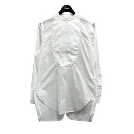 【中古】FUMIKA UCHIDA　back open dress shirts FU H TP008 ホワイト サイズ：36 【030424】（フミカウチダ）