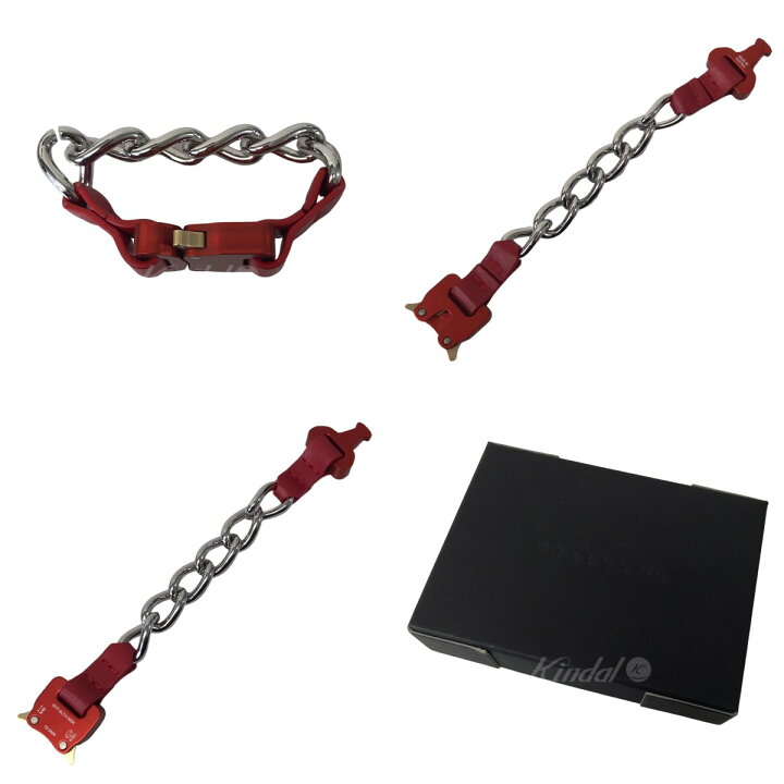 楽天市場】【中古】1017 ALYX 9SM ｢CHAIN BRACELET W／LEATHER DETAILS 