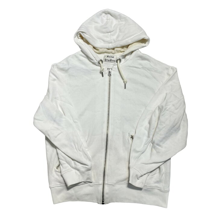 楽天市場】【中古】ACNE STUDIOS BIT FLEECE ジップパーカー ホワイト 