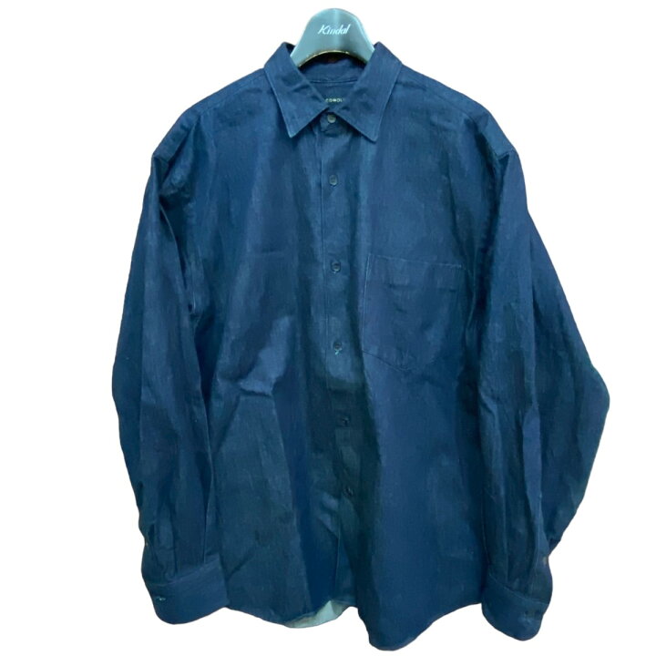 楽天市場】【中古】COMOLI デニムシャツ インディゴ サイズ：1 