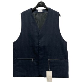 【中古】ALLEGE　｢Padded Wool Vest｣ベスト ネイビー サイズ：3 【030424】（アレッジ）