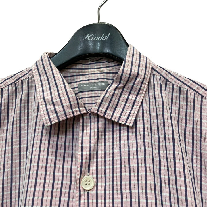楽天市場】【中古】COMME des GARCONS HOMME 田中オム 半袖チェック 