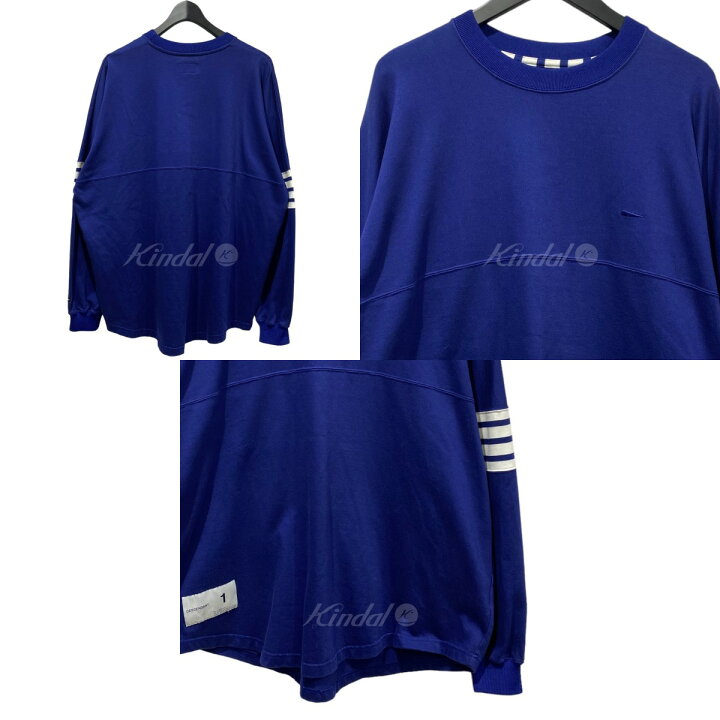 楽天市場】【中古】DESCENDANT フットボールTシャツ ブルー サイズ：1 