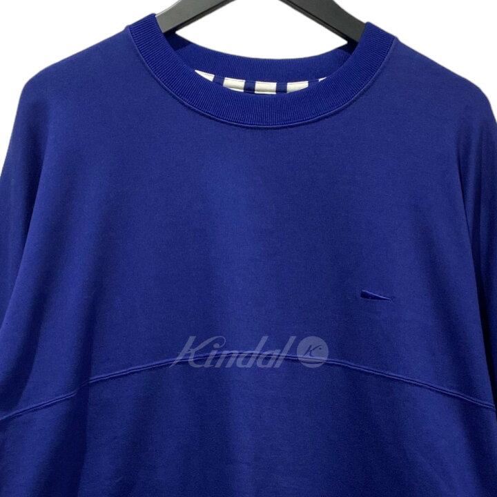 楽天市場】【中古】DESCENDANTフットボールTシャツ ブルー サイズ：1 