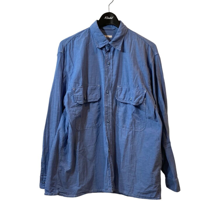 楽天市場】【中古】COMOLI シャンブレーシャツ T01-02011 スカイブルー 