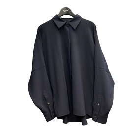 【中古】Col Pierrot　「Dolman sleeve」 レギュラーカラーブラウス ネイビー サイズ：Free 【040424】（コルピエロ）